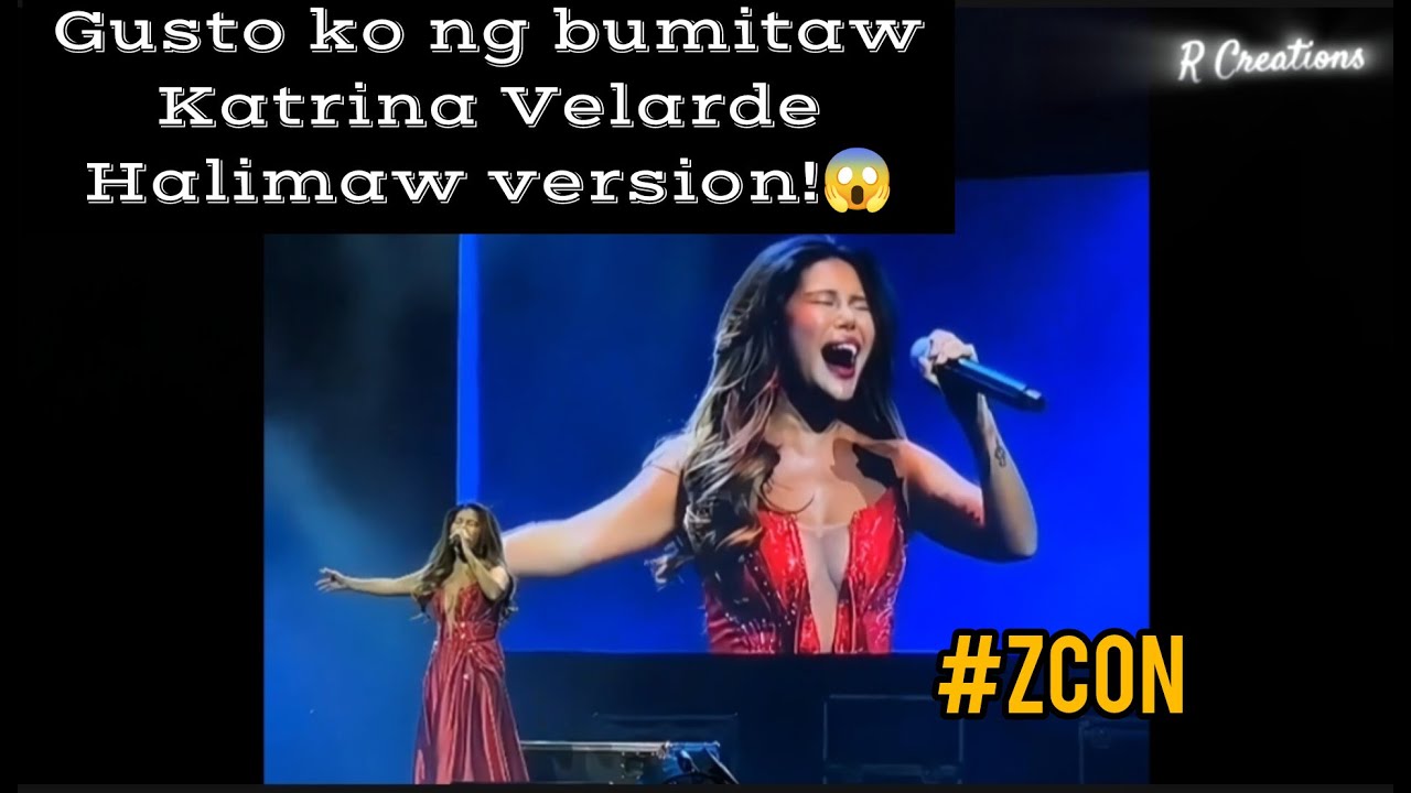 GUSTO KO NG BUMITAW Katrina Velarde - Halimaw Version! 😱 At The Gen Z Icons Concert #ZCON