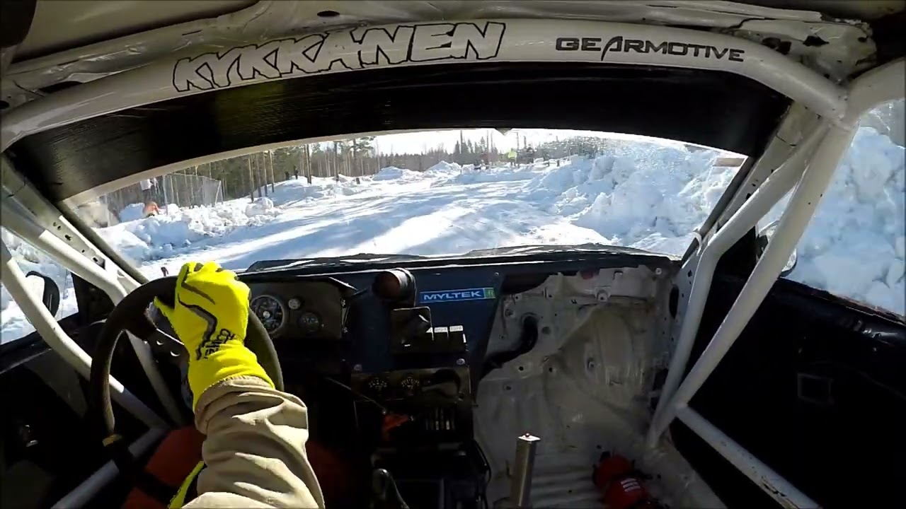 Laukaa SM-Rallisprint 2022 Kykkänen in-car