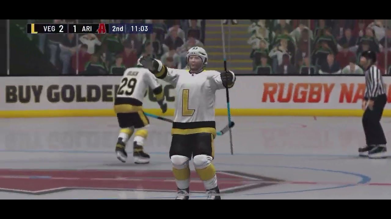 Round 1 game 2 Golden Knights vs Coyotes