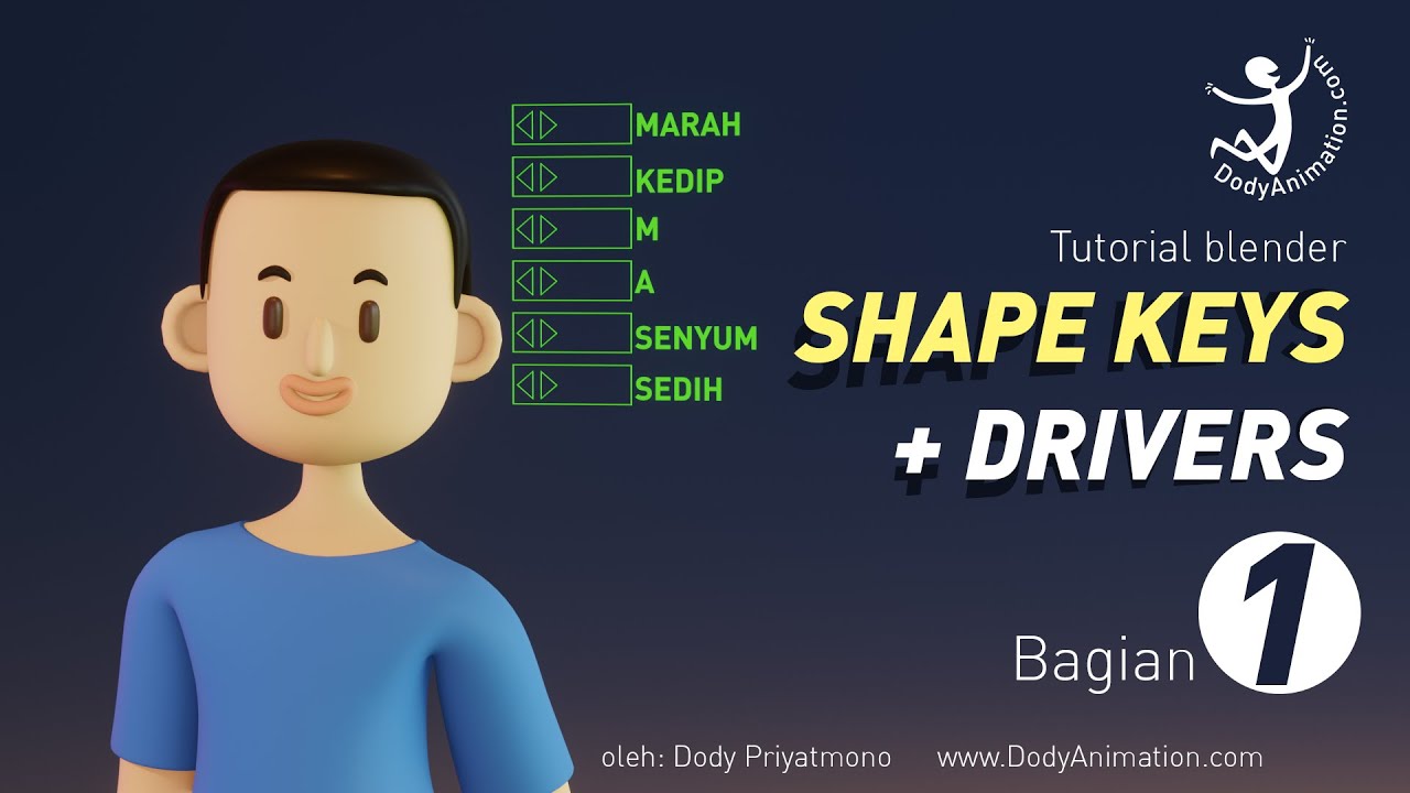 Tutorial shape keys Blender