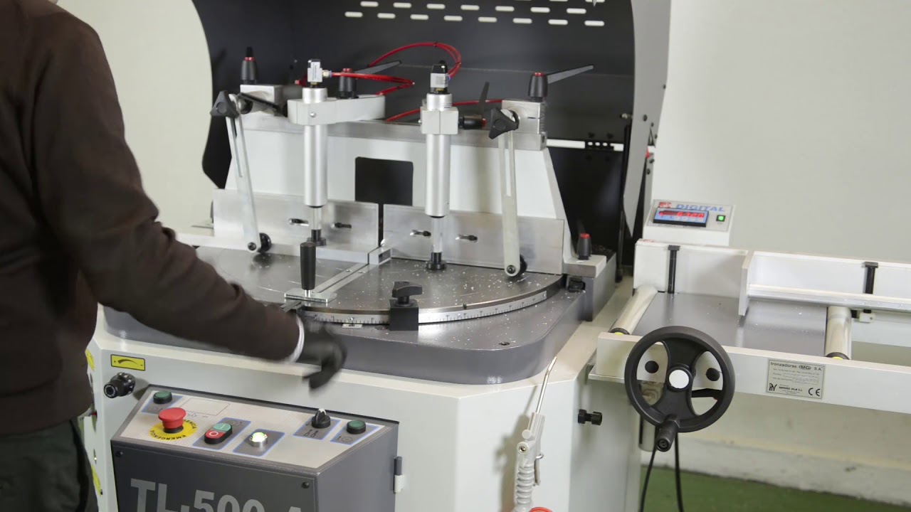 TL-500-A Tronzadora autom&aacute;tica para aluminio y pvc