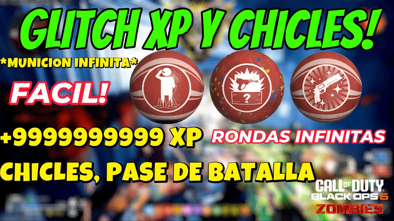 BO6 ZOMBIES GLITCH XP Y CHICLES INFINITOS TEMPORADA 5 SUPER FACIL!