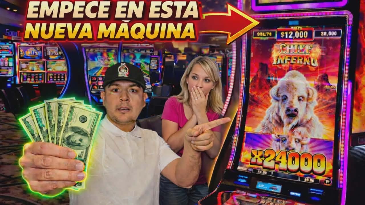 MÁQUINAS CALIENTES en el CASINO! La SUERTE aparecio 🎰
