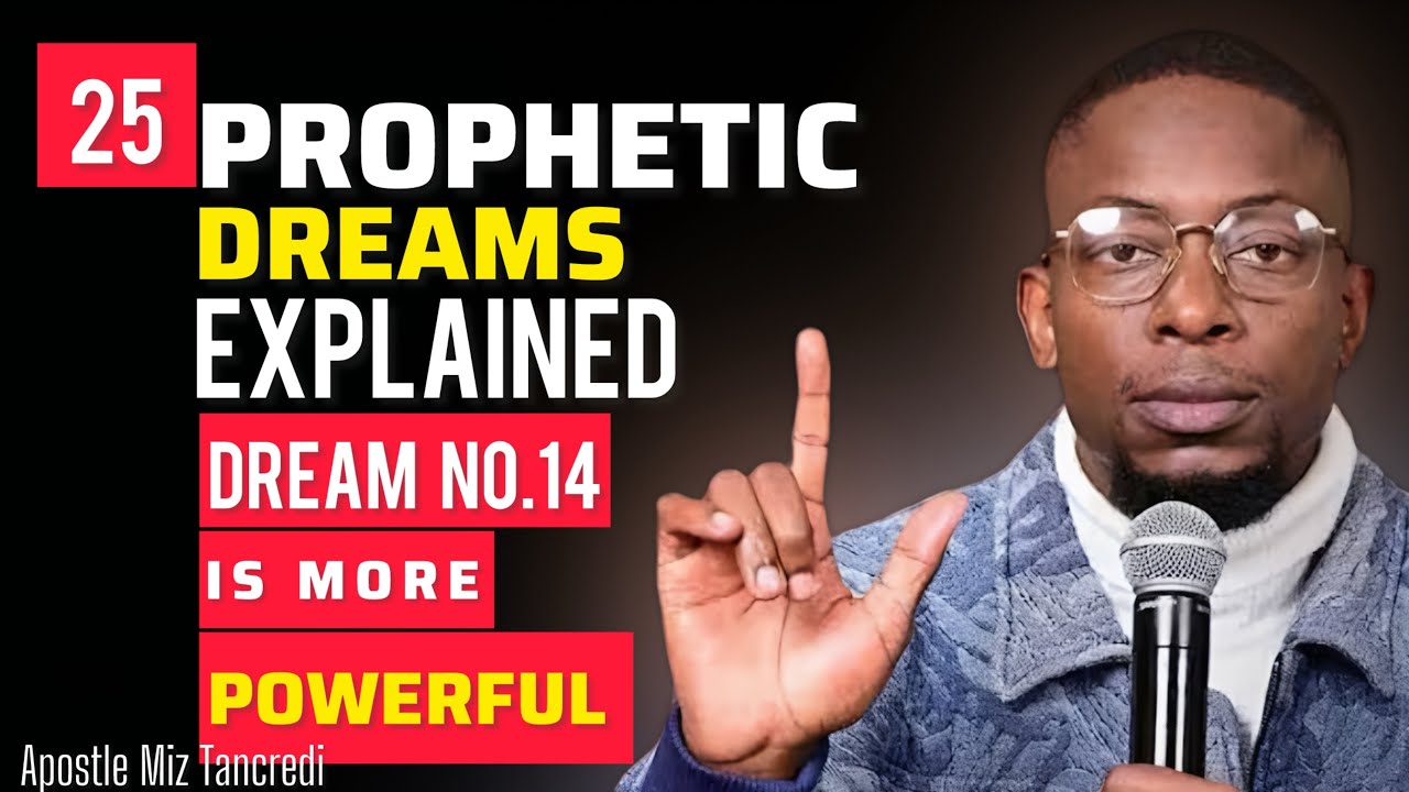 God Is Speaking to You Right Now Through 25 Prophetic Dreams: Dont Ignore Them|Apostle Miz Tancredi 