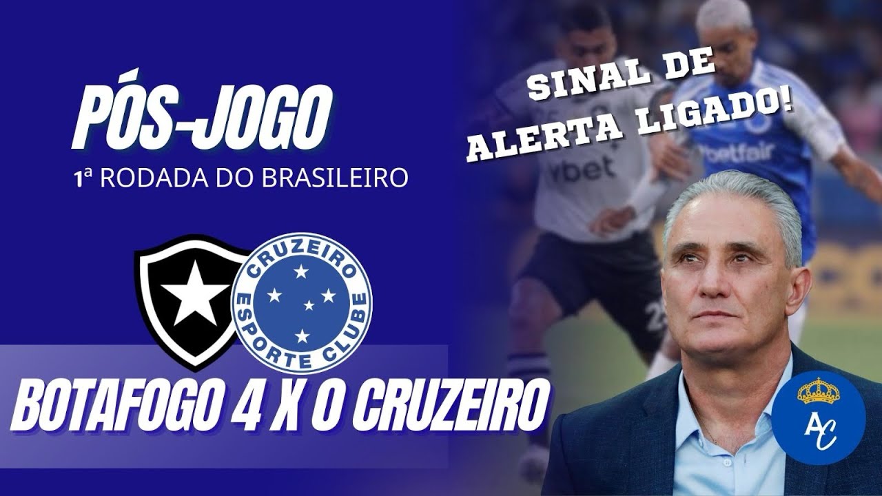 BOTAFOGO 4x0 CRUZEIRO - PÓS JOGO CAMPEONATO BRASILEIRO! #cec #cruzeiro #cruzeiroesporteclube 