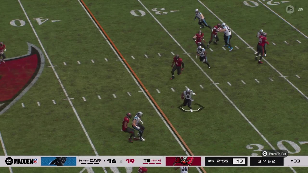 Bucaneers @ Panthers week 17 Mcfl