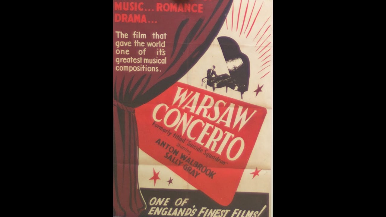 Warsaw Concerto performed by John Paul Ekins and the film Dangerous Moonlight (1941)