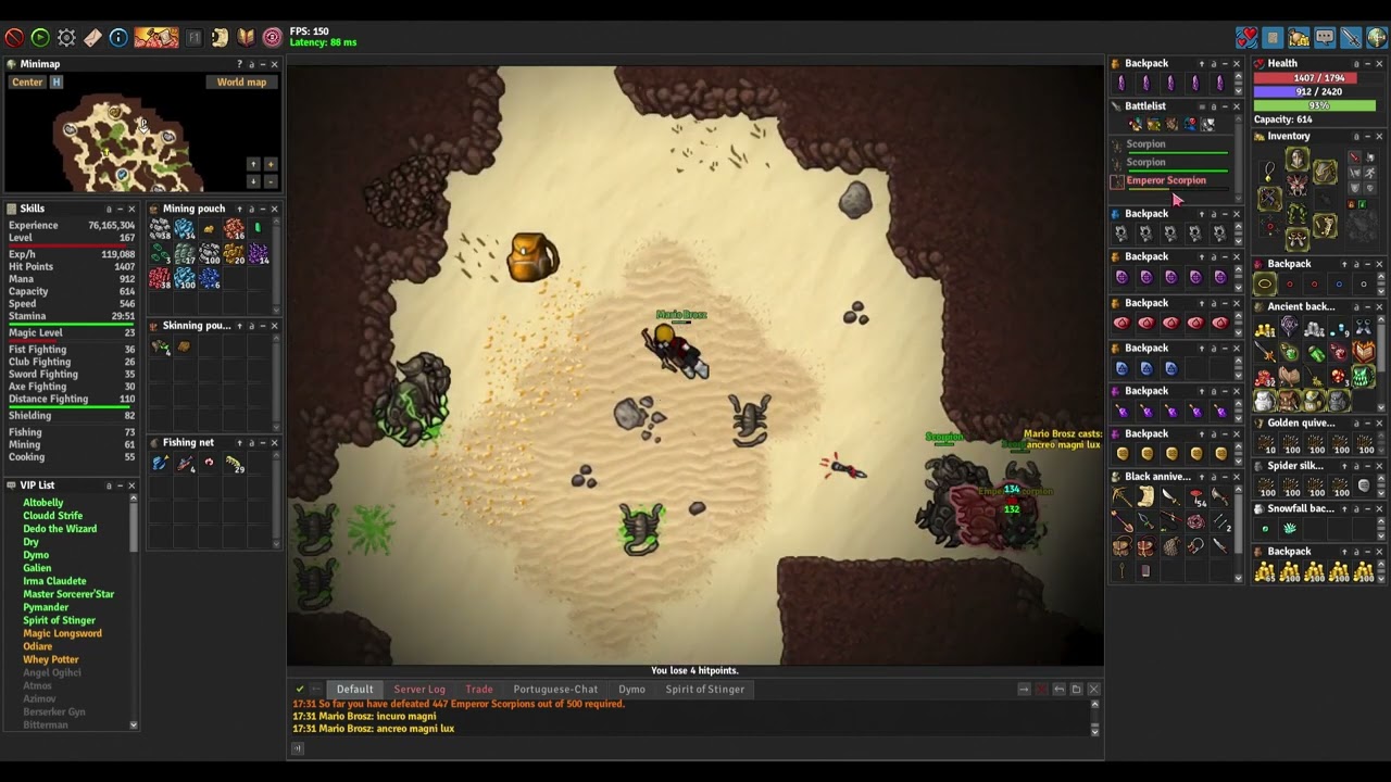 Medivia - Task Emperor Scorpion