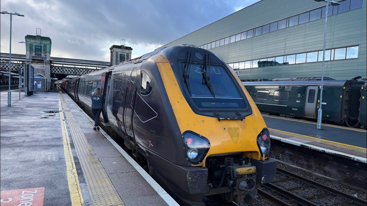 Cross Country Trains - Birmingham to Exeter St David’s Rail Ride