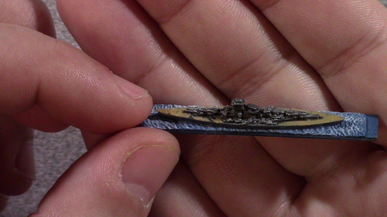1/6000 Bismarck and Prinz Eugen paint test