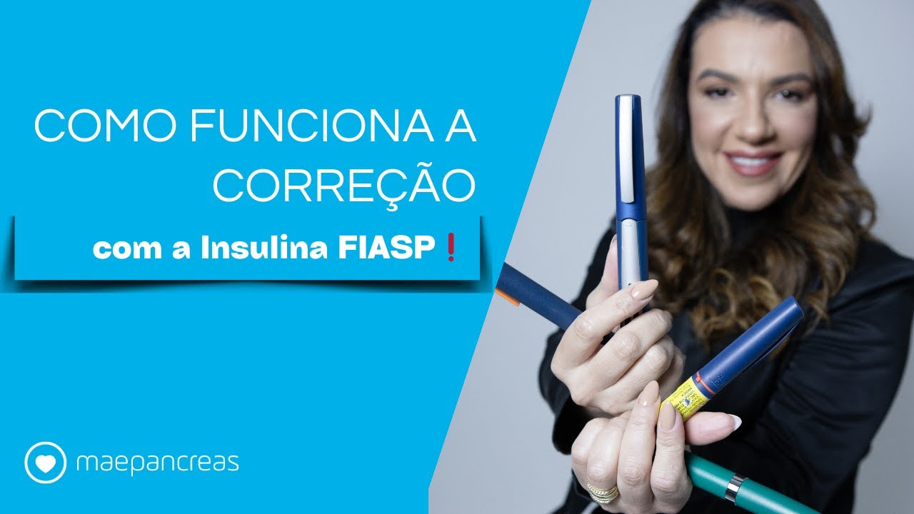 📊💉Como funciona a CORREÇÃO com a Insulina Fiasp❗