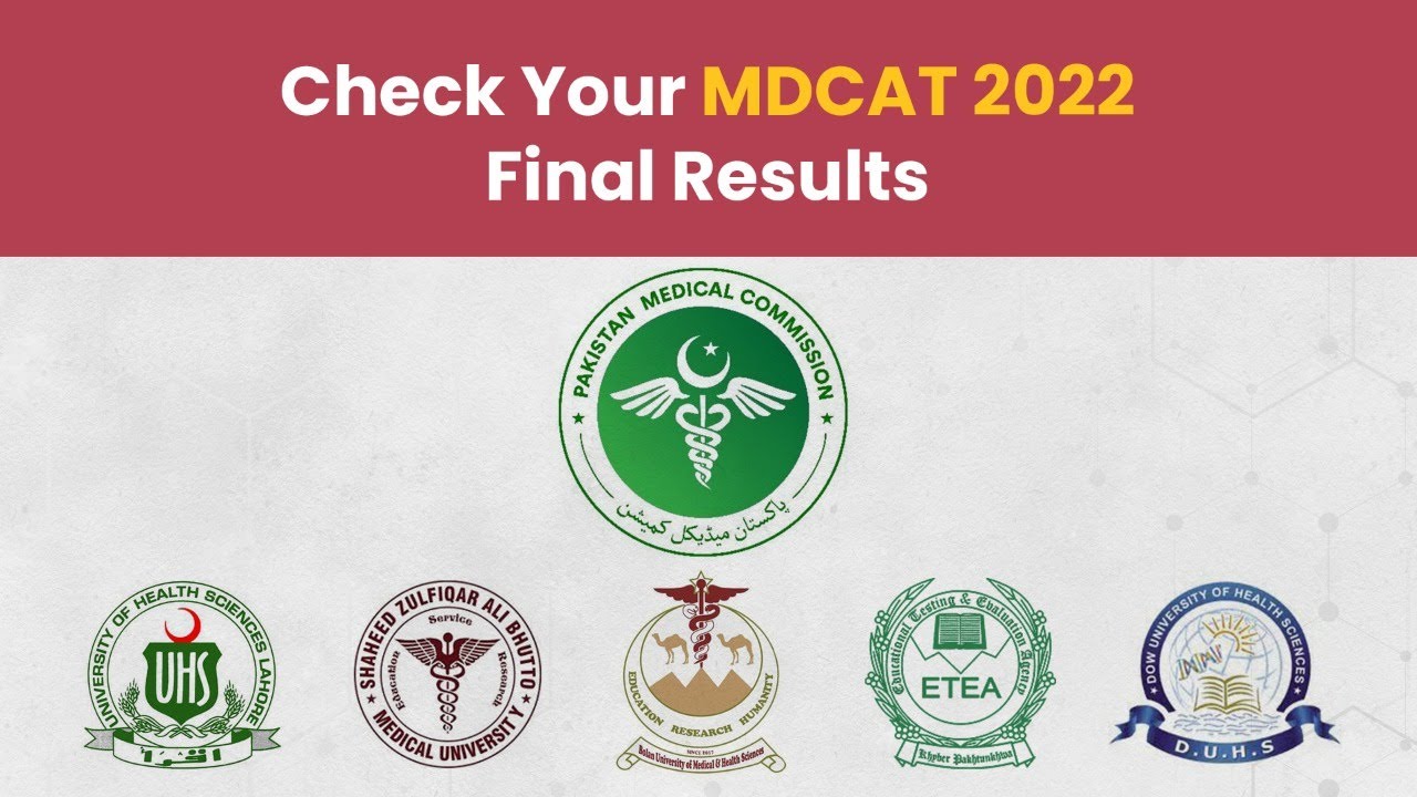 Check PMC MDCAT 2022 Final Result