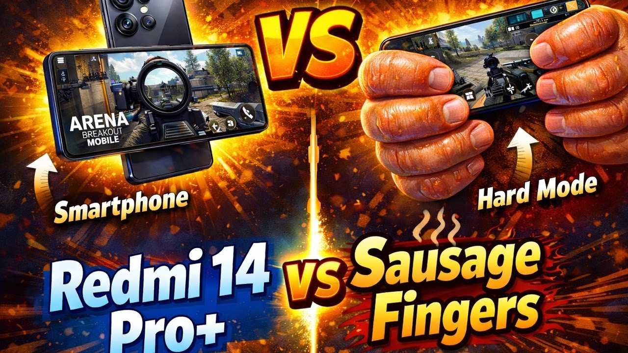 🌭 Sausage fingers Vs Redmi 14 Pro (Snapdragon 7 gen 3 cant perform)
