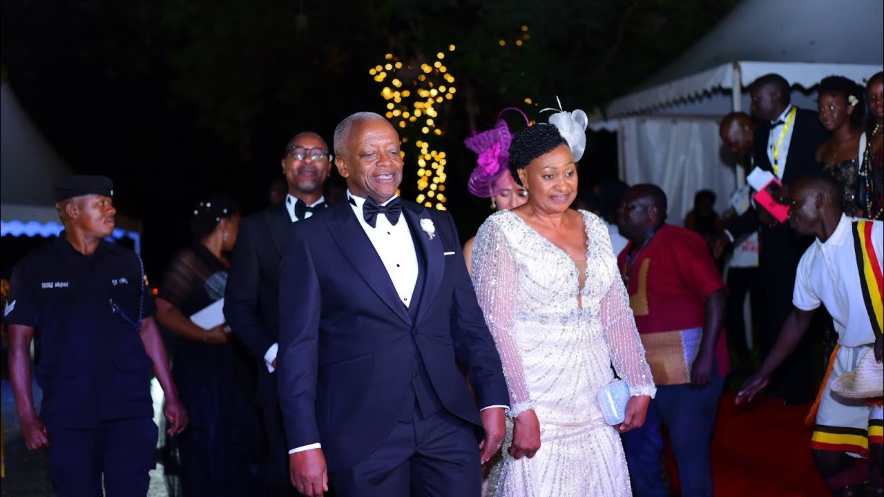 MUSEVENI SALUTES AMAMA MBABAZI AND WIFE FOR THEIR CONTRIBUTION IN REORIENTING UGANDA