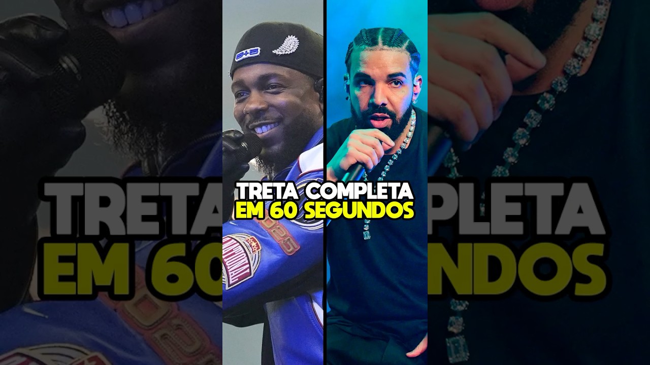 KENDRICK X DRAKE  | EM 60 SEGUNDOS #kendricklamar  #drake  #treta   #rap  #notlikeus #superbowl