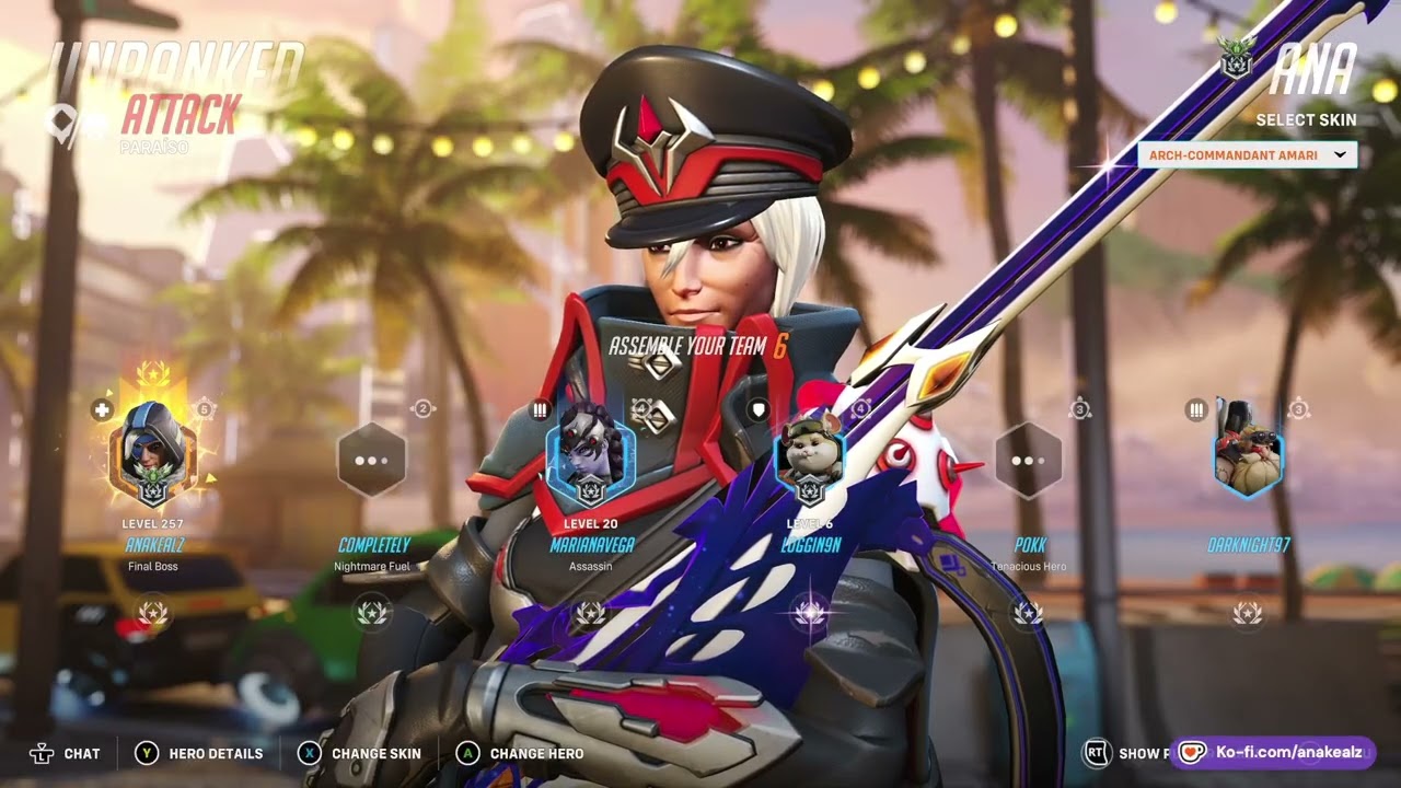 Unstoppable Sniper Fury - No Commentary - Overwatch 2 (Xbox 1080p 60fps)