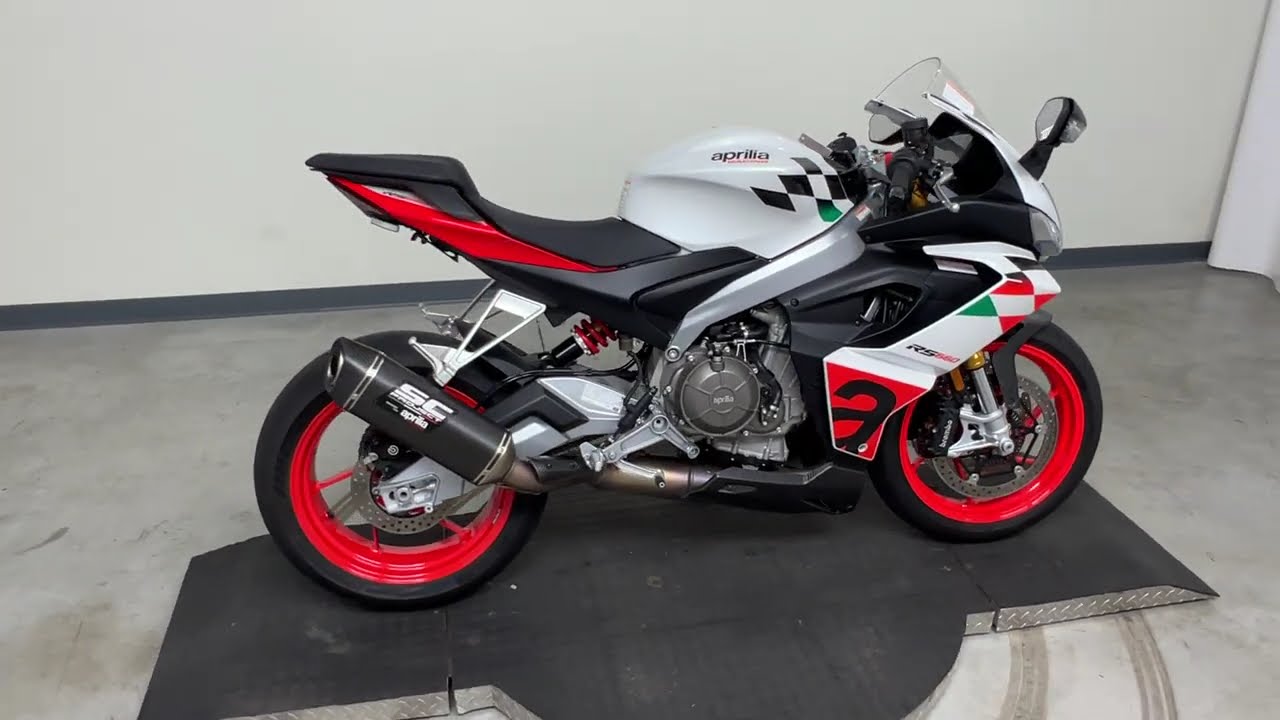 Used 2024 Aprilia RS 660 Extrema Motorcycle for sale near Akron, OH.