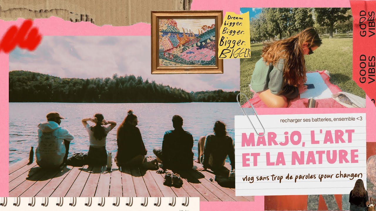 balades dans Montréal et dernier chalet d'été avec Marjo  🎨