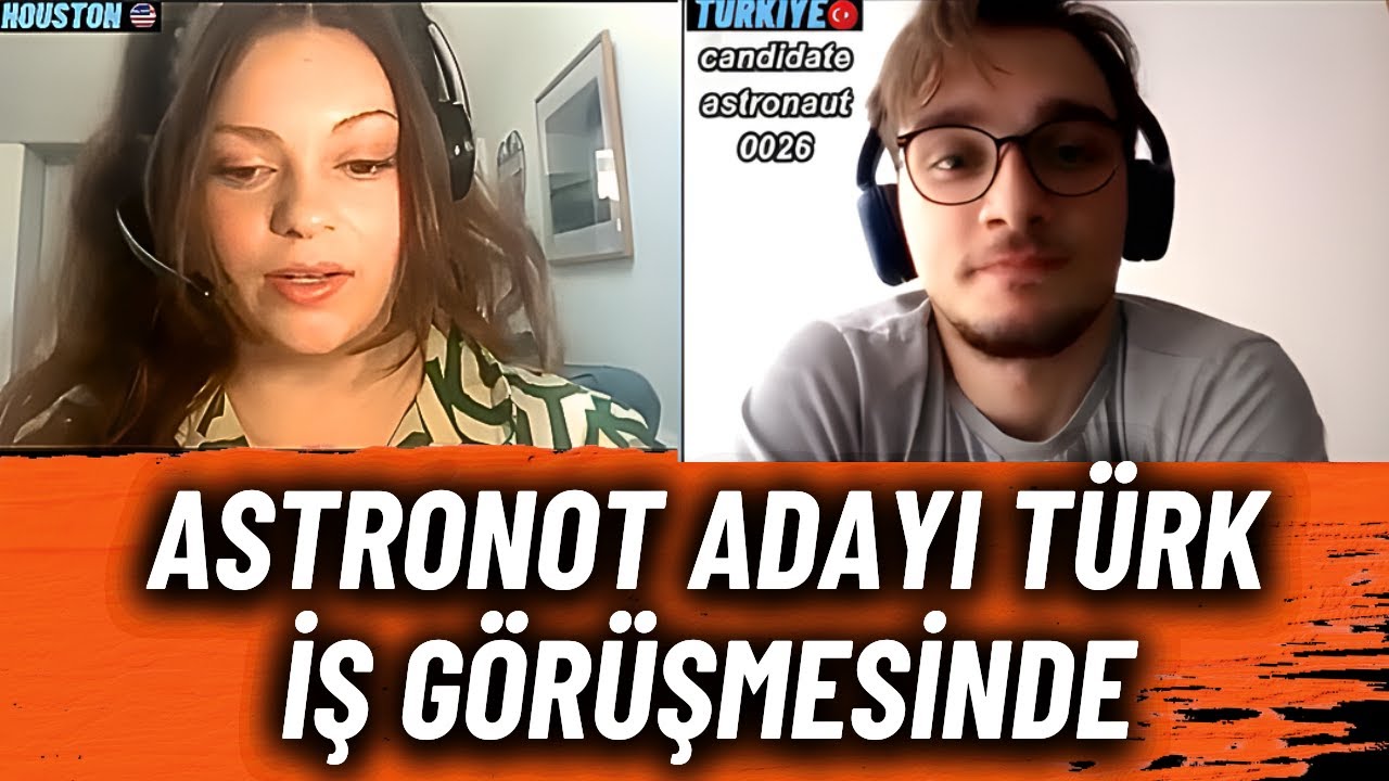 Türk Astronot Adayı İş Görüşmesinde