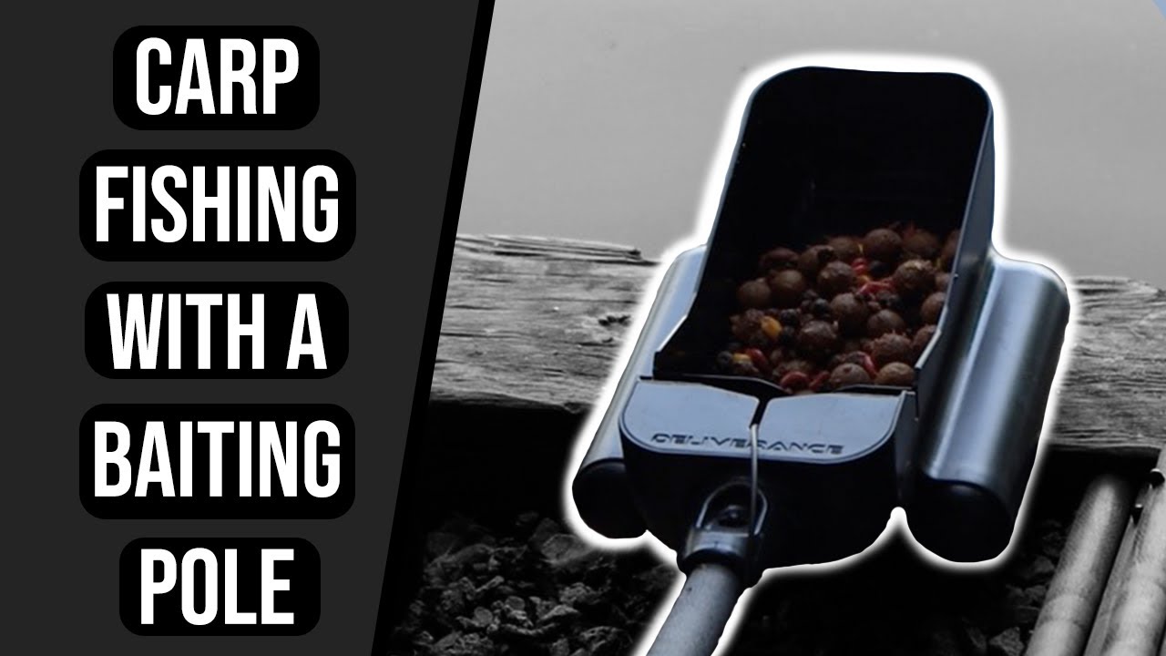 Catching Carp with a Baiting Pole - Cefn Mably - Lodge Lake