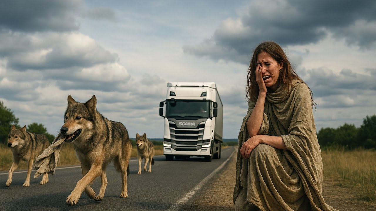 Caminhoneiro de bom coração ajuda MÃE VIÚVA sendo atacada por LOBOS