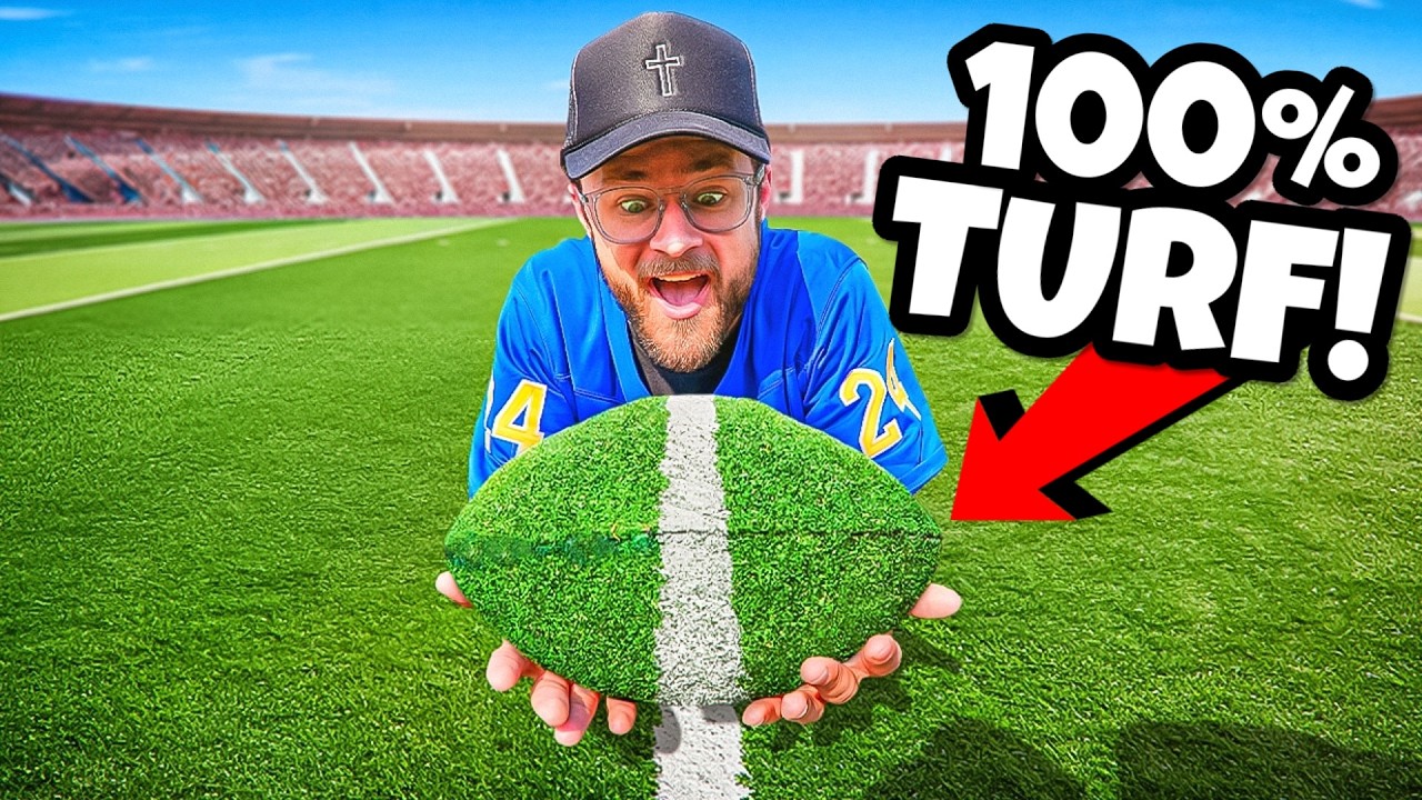 Играем в футбол мячом, сделанным из газона! (При участии YoBoy Pizza)