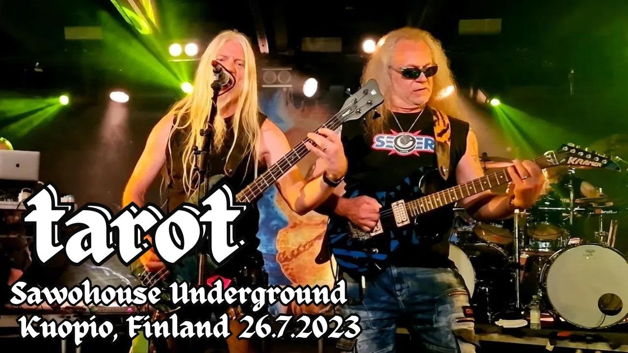 Tarot - Pyre of Gods @ Sawohouse Underground, Kuopio, Finland 26.7.2023