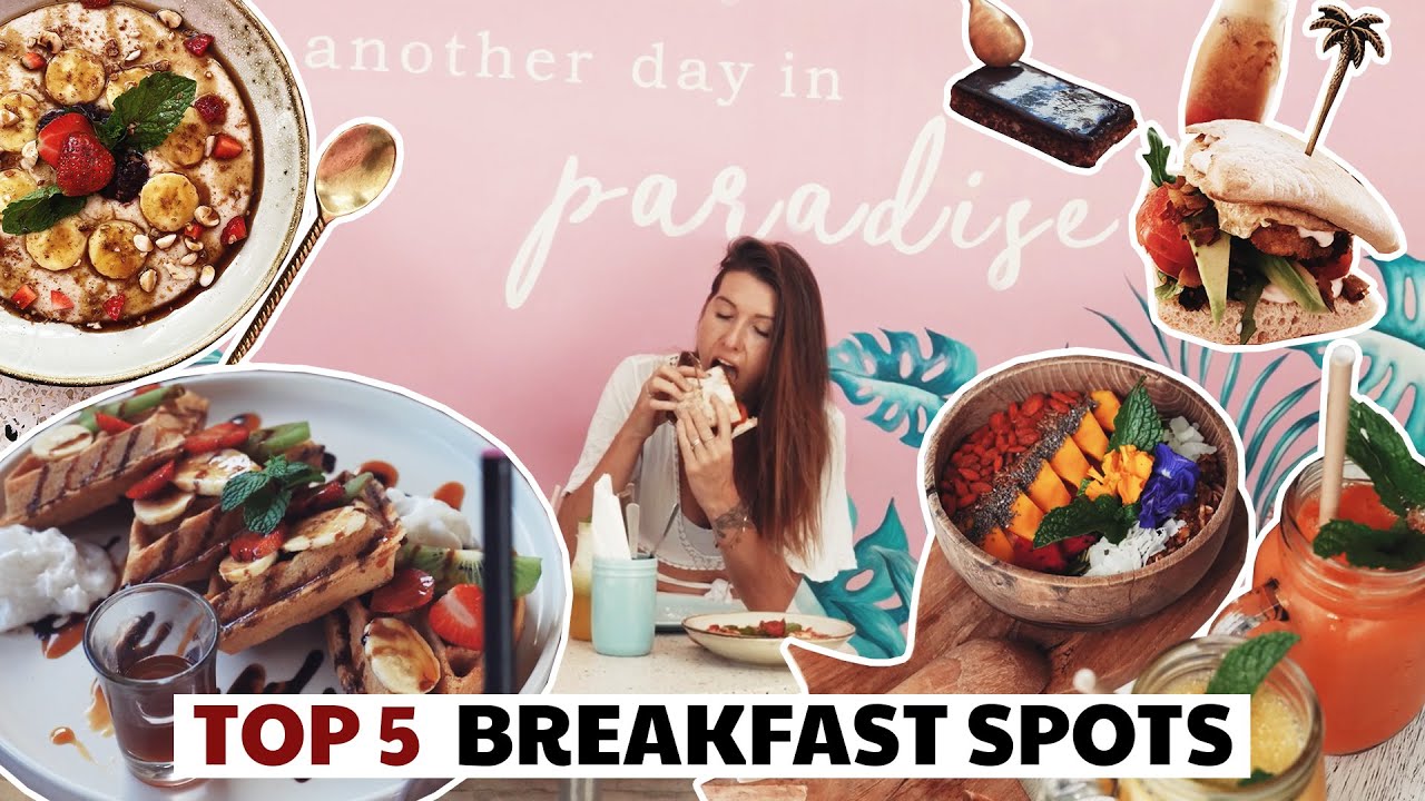 TOP 5 FRÜHSTÜCKS SPOTS in BALI! VLOG #177