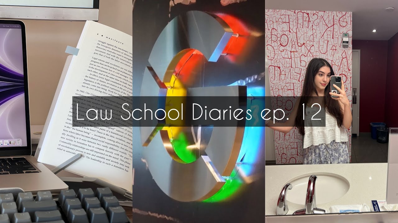 Law School Diaries ep. 12 - visiting google office(s) & caf&eacute;s