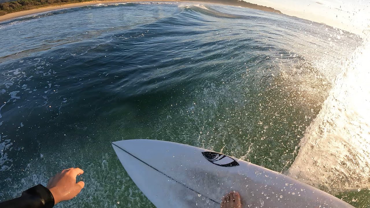 Glassy Sunrise Surf Raw POV