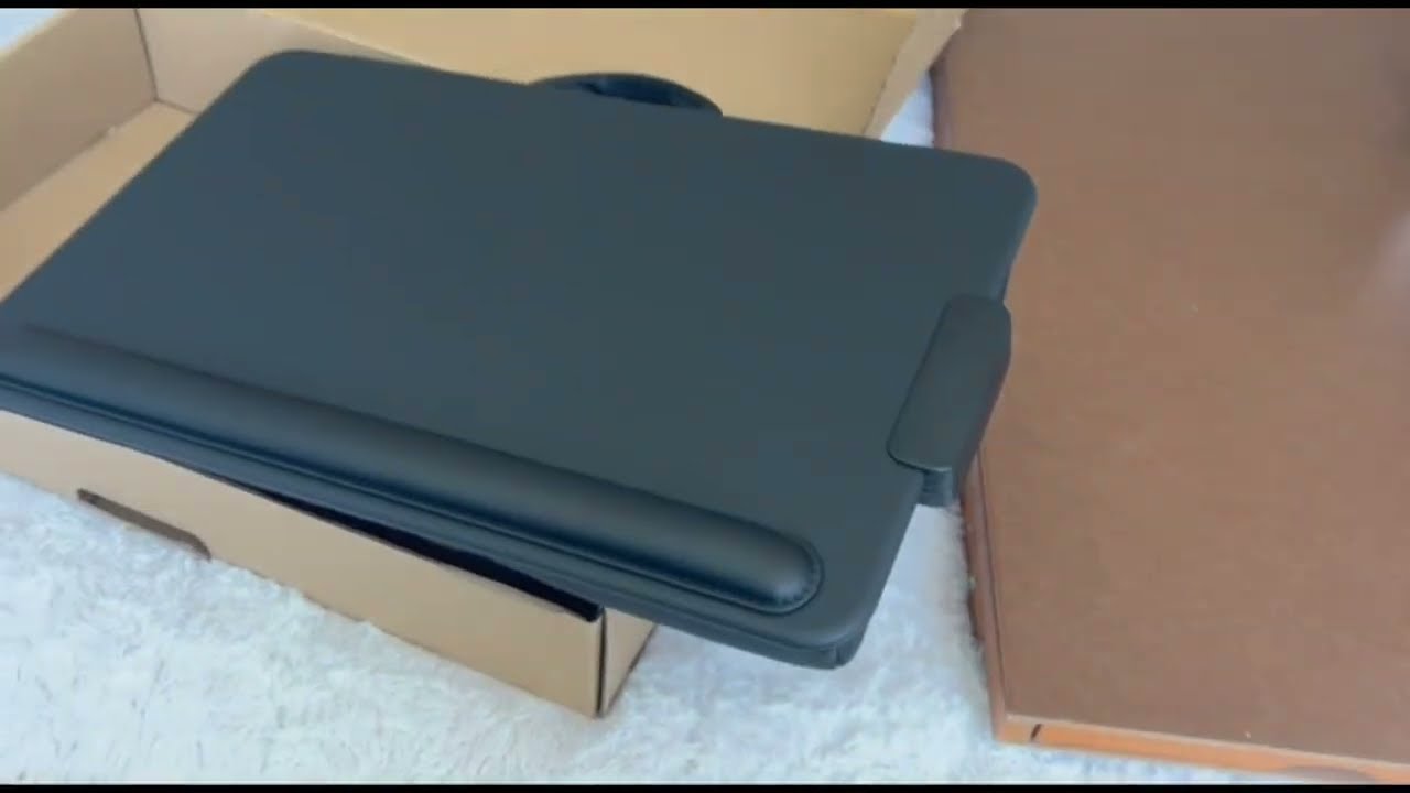 SAIJI Laptop Lap Desk - Unboxing & first impression on laptop bed tray!