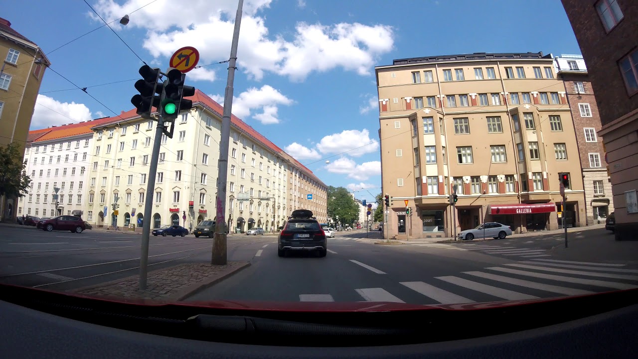【4K】Helsinki Drive, Ruoholahti to Kalasatama
