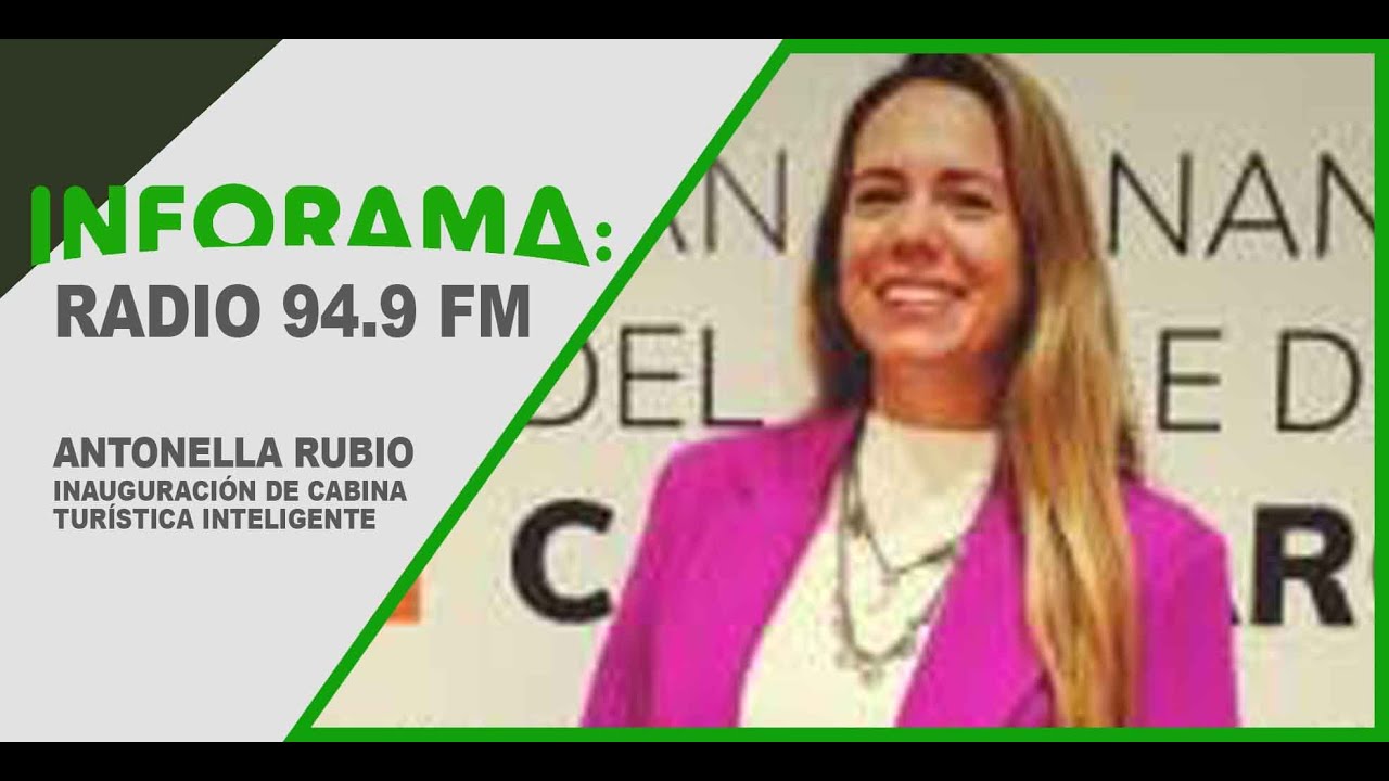 🎥 ANTONELLA RUBIO – INAUGURACIÓN DE CABINA TURÍSTICA INTELIGENTE | CATAMARCA A DIARIO