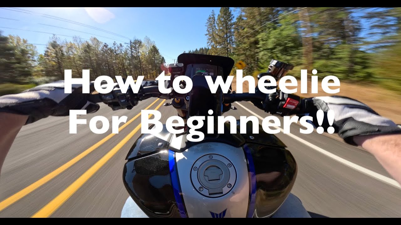 How to wheelie for beginners!!! 