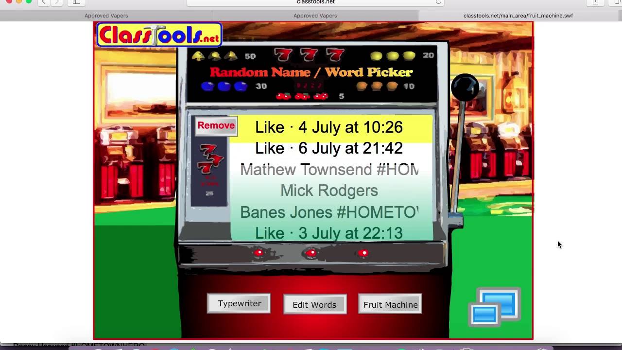 Approved Vapers - 10th July Winner Hometown Hero