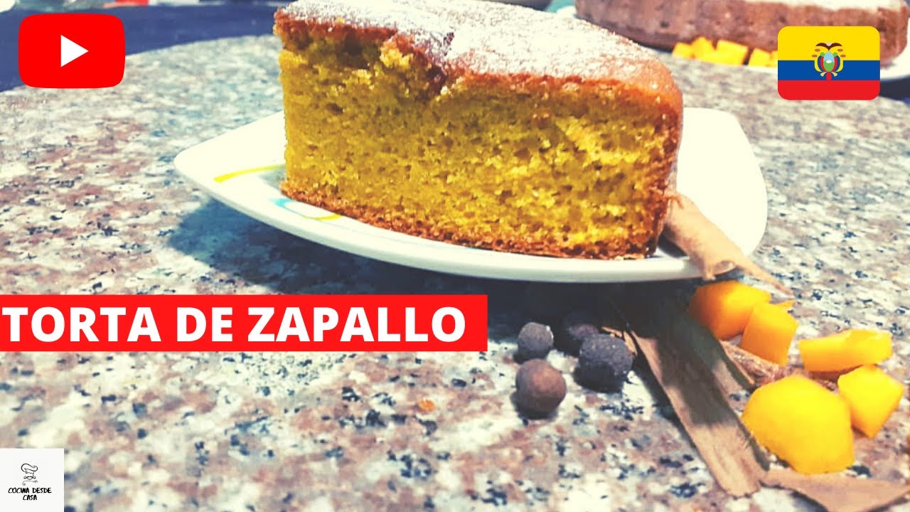😋😊Como hacer TORTA DE ZAPALLO receta ECUATORIANA (SIN BATIDORA)