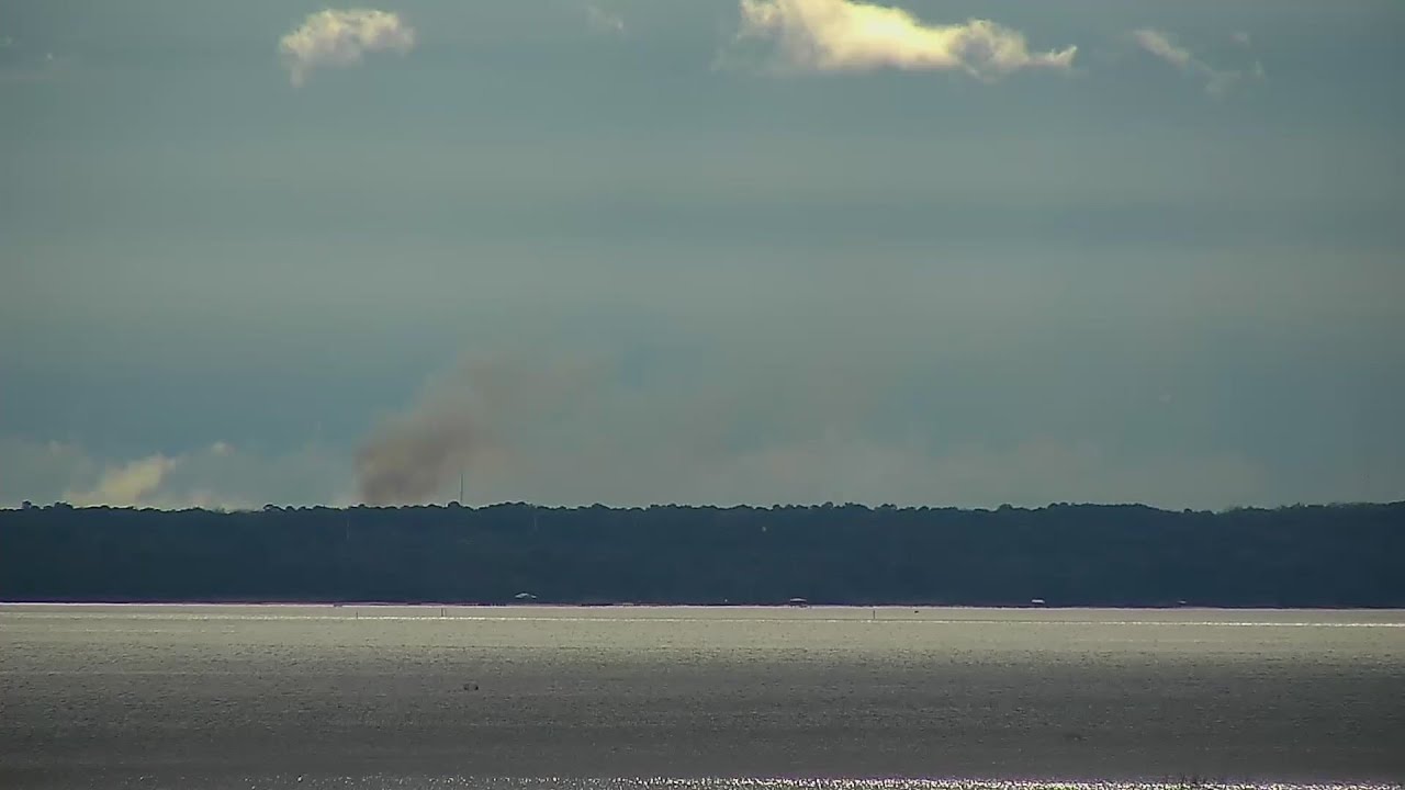Large plume of smoke