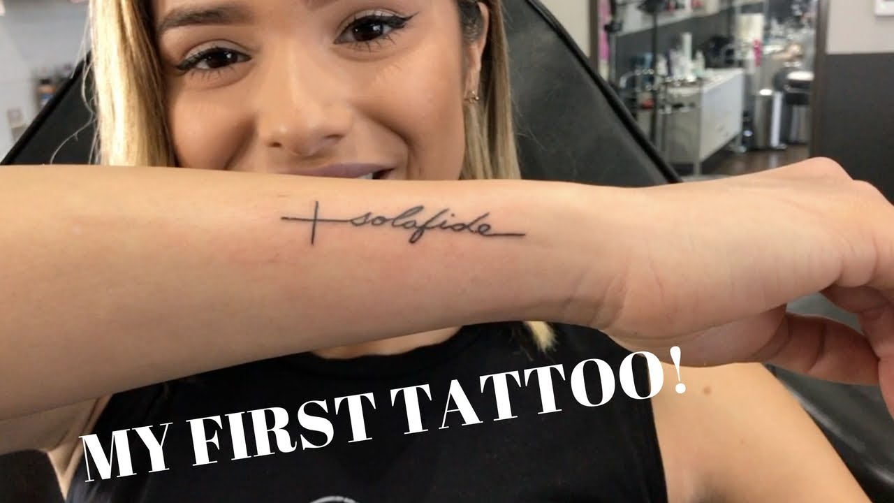 GETTING MY FIRST TATTOO!! | Chachi Gonzales