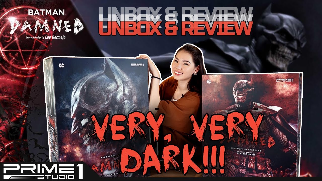 VERY, VERY DARK | UNBOXING & REVIEW BATMAN DAMNED LEE BERMEJO BY PRIME 1 STUDIO | LIVE4TOYS