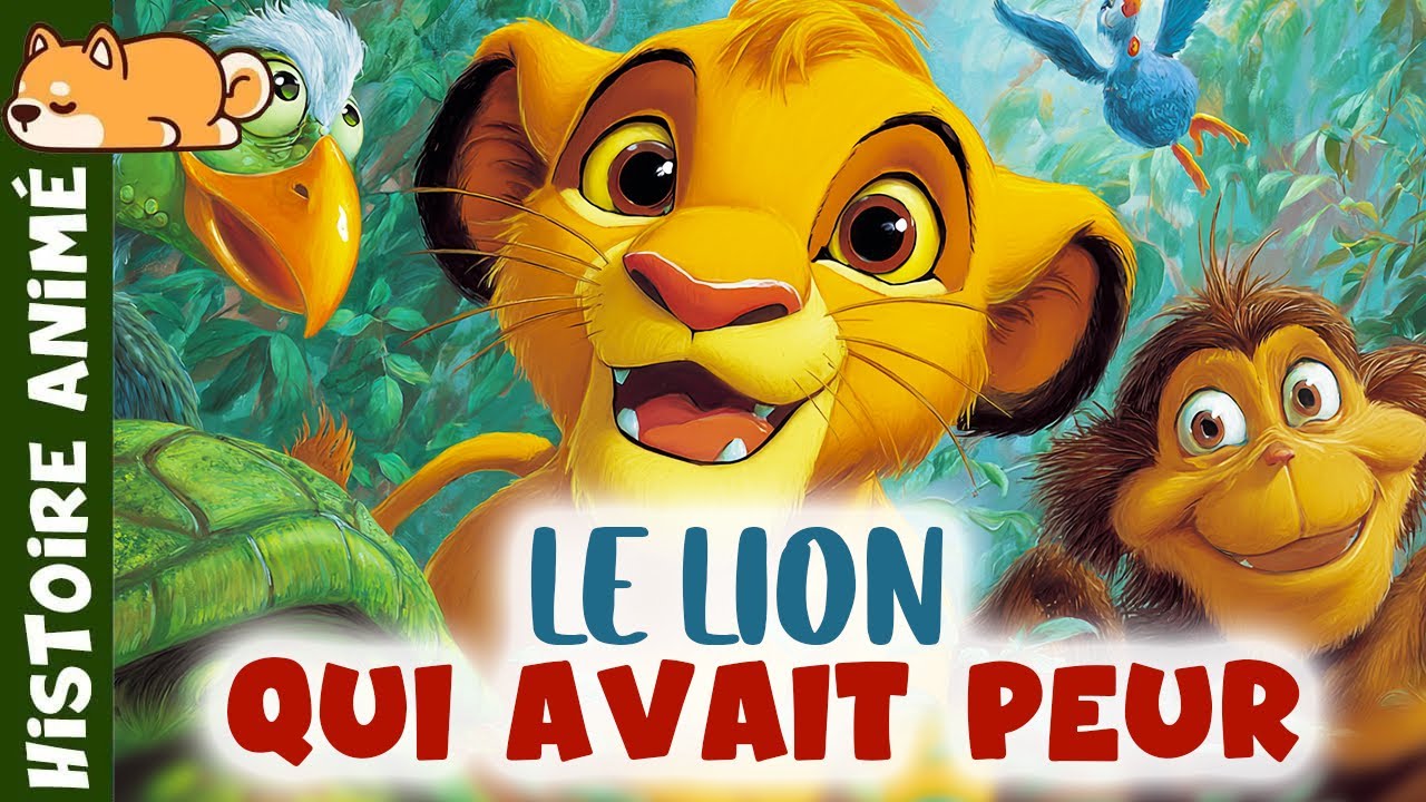Le Petit Lion Timide 🦁 Histoire pour s'endormir, Conte pour enfant en français, Confiance en soi
