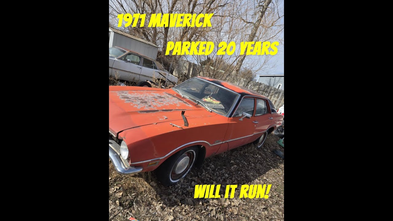 Ford Maverick 1971 года выпуска, снятый с эксплуатации. 20 лет он ещё будет на ходу?!