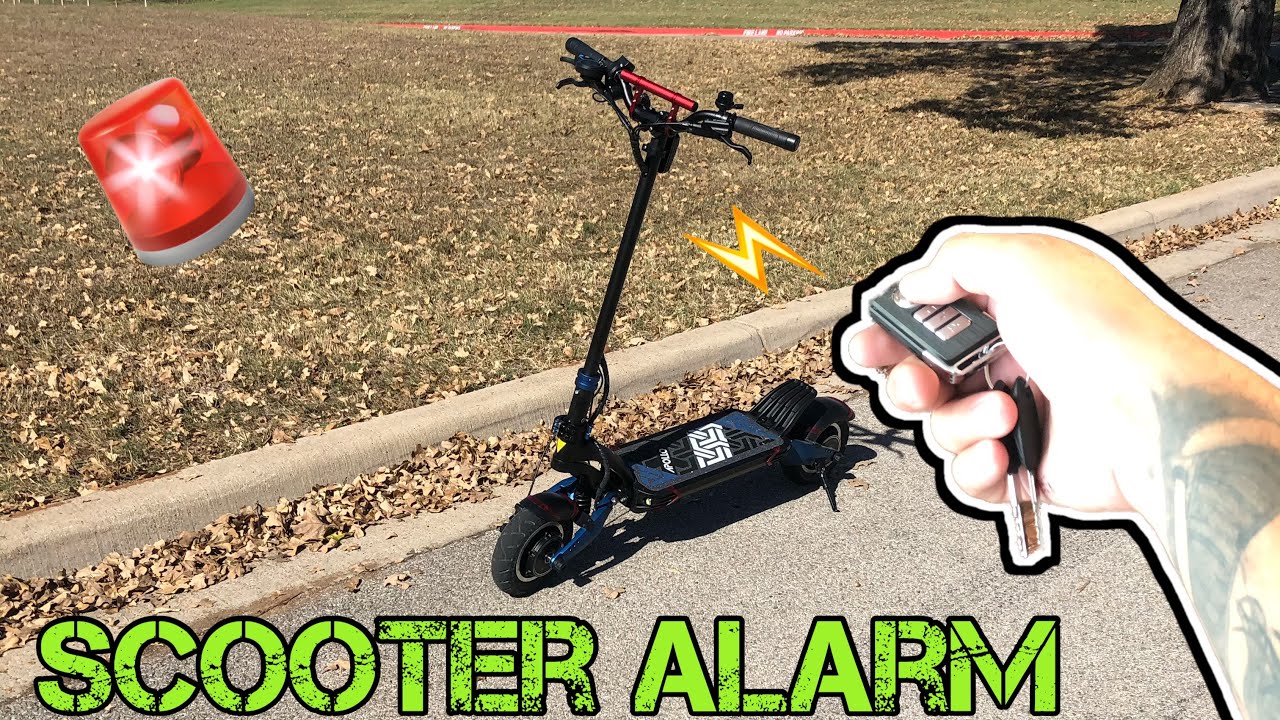 Alarm For Electric Scooter | Installing An Alarm On A Scooter