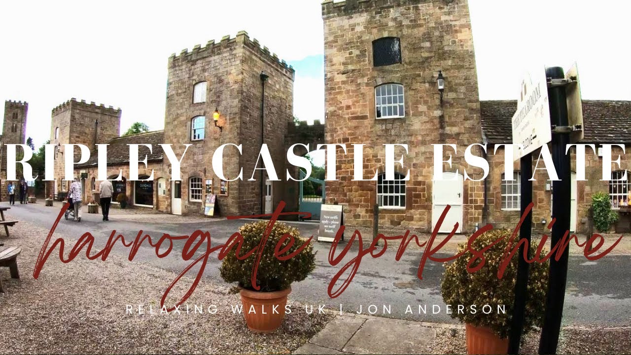 Ripley Castle Estate | Walk Around This Beautiful Yorkshire Village - England 4K
