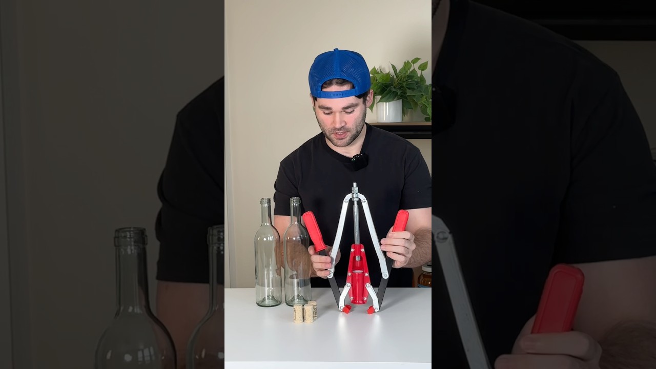 HOW TO USE A CORKING TOOL TO BOTTLE MEAD