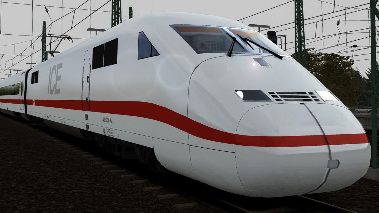 Lets Play Train Simulator Bahnstrecke Strasbourg Karlsruhe Route Add On DB Intercity ICE