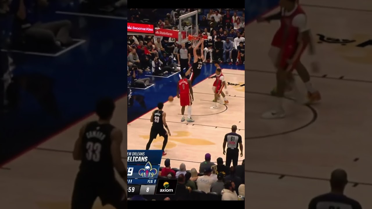 CLING KONG ROCKIN' THE RIM. #nba #basketball #highlights
