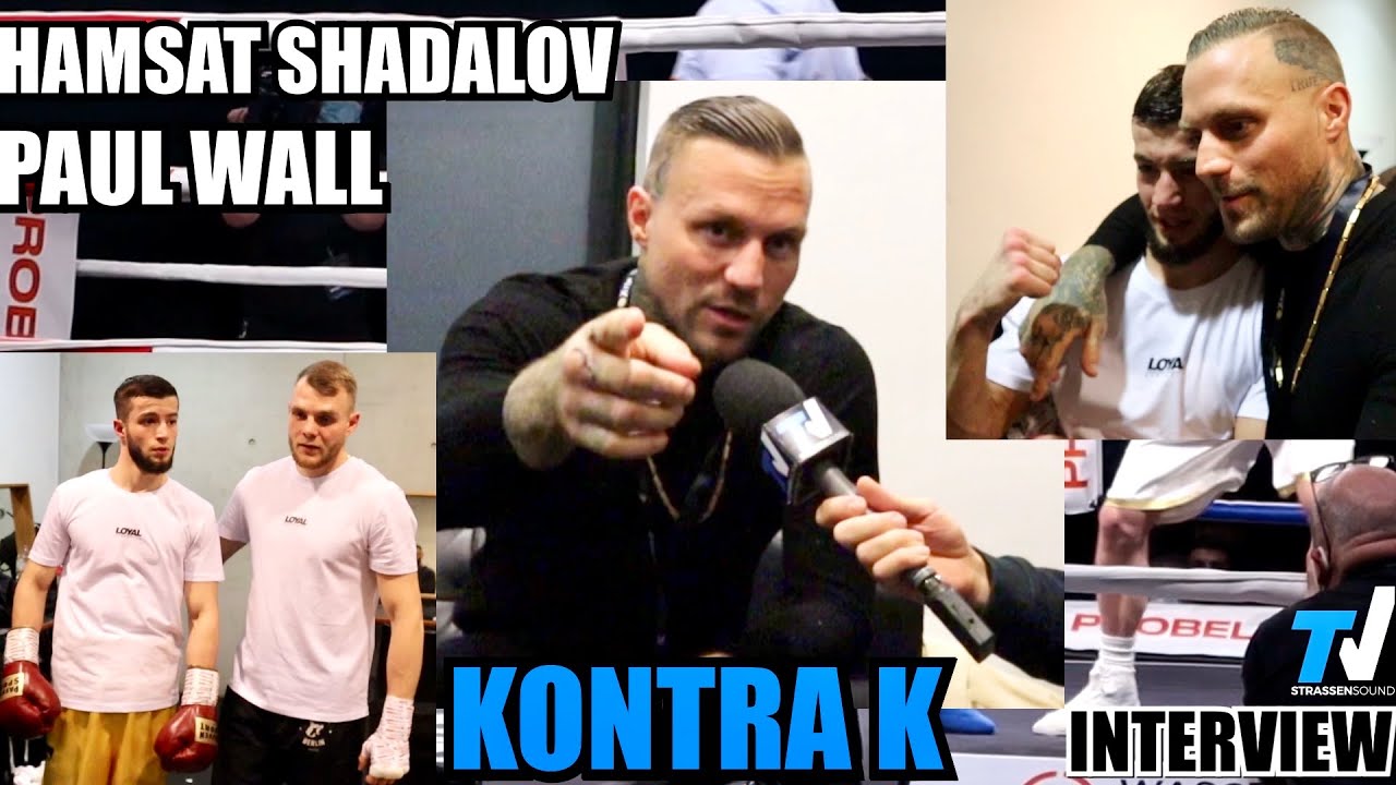 KONTRA K Interview | Boxgala, Paul Wall, Hamsat Shadalov, Boxen, Kampfsport, Rap | TV Strassensound