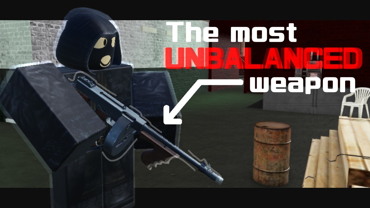 I'm playing MOST UNBALANCED weapon in criminality