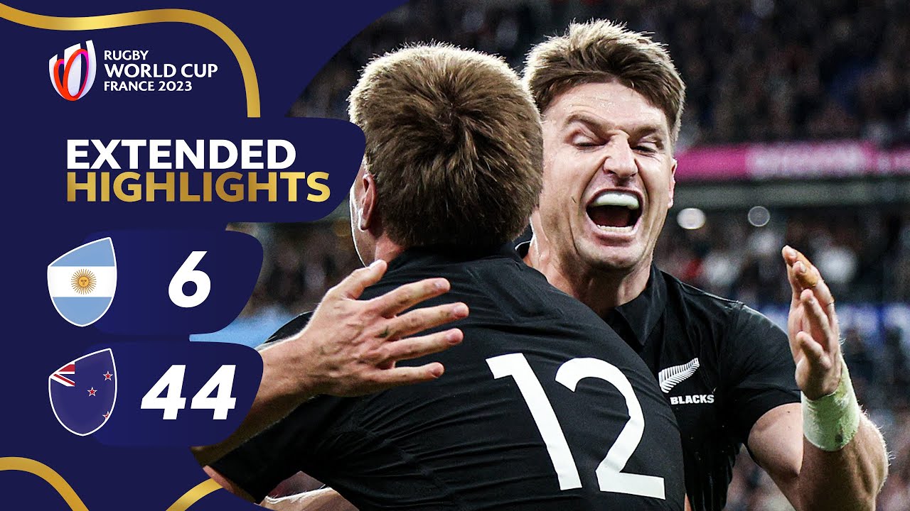 All Blacks fly past Los Pumas | Argentina v New Zealand | Rugby World Cup 2023 Extended Highlights