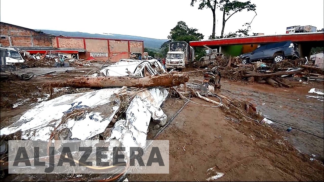 Colombia mudslides death toll climbs